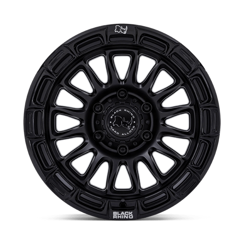 17x9 Black Rhino BR025 Rival Matte Black W/ Gloss Black Lip Wheel 6x5.5 (1mm)