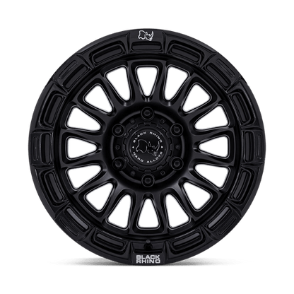17x9 Black Rhino BR025 Rival Matte Black W/ Gloss Black Lip Wheel 6x5.5 (1mm)