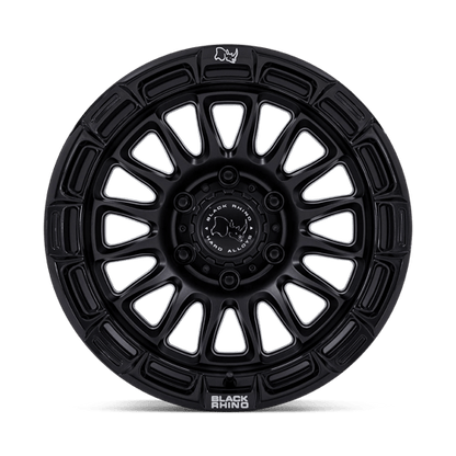 17x9 Black Rhino BR025 Rival Matte Black W/ Gloss Black Lip Wheel 6x5.5 (1mm)