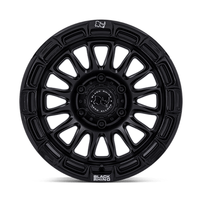 17x8.5 Black Rhino BR025 Rival Matte Black W/ Gloss Black Lip Wheel 5x5 (10mm)