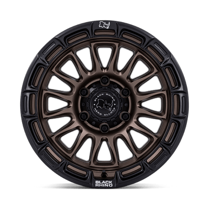 17x9 Black Rhino BR025 Rival Burnt Bronze W/ Matte Black Lip Wheel 6x5.5 (-12mm)