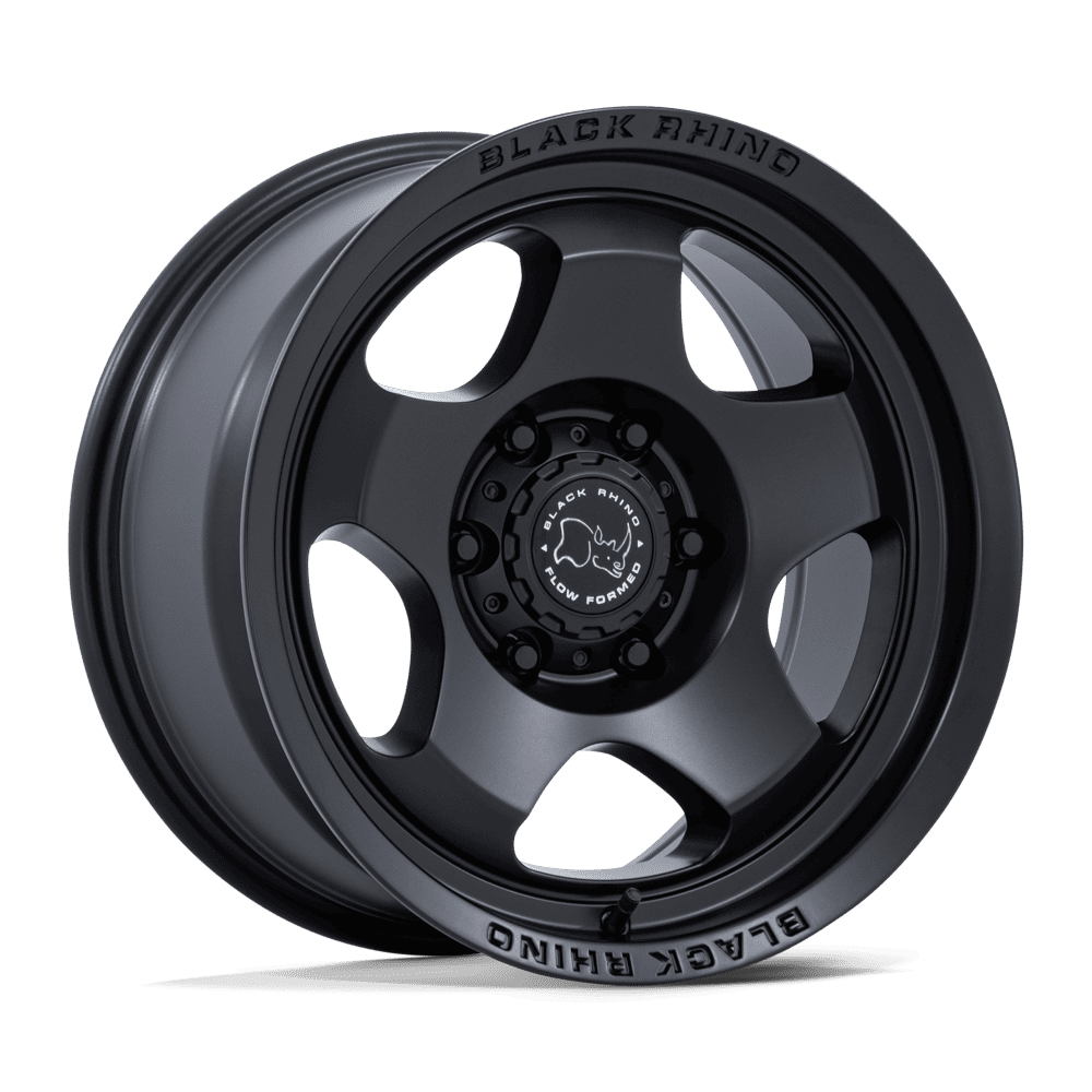 17x9 Black Rhino Hard Alloys BR031 Sol Matte Black Wheel 6x120 (12mm)