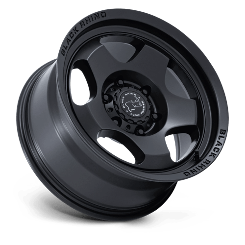 17x8 Black Rhino Hard Alloys BR031 Sol Matte Black Wheel 6x5.5 (30mm)