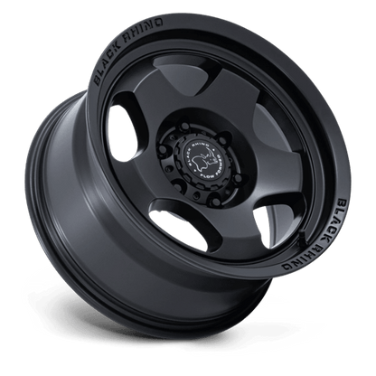 17x8 Black Rhino Hard Alloys BR031 Sol Matte Black Wheel 5x120 (30mm)