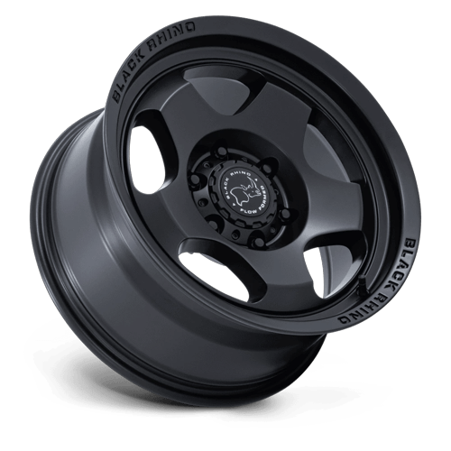 17x8 Black Rhino Hard Alloys BR031 Sol Matte Black Wheel 5x4.5 (20mm)