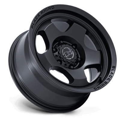 17x8 Black Rhino Hard Alloys BR031 Sol Matte Black Wheel 6x5.5 (20mm)