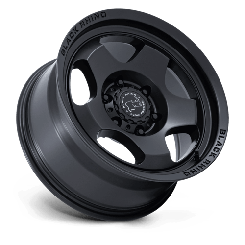 17x8 Black Rhino Hard Alloys BR031 Sol Matte Black Wheel 6x4.5 (20mm)
