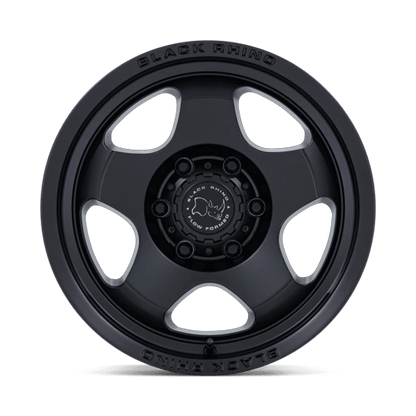 17x9 Black Rhino Hard Alloys BR031 Sol Matte Black Wheel 6x120 (12mm)