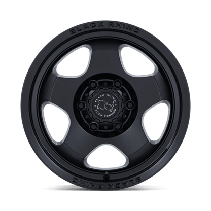 17x8 Black Rhino Hard Alloys BR031 Sol Matte Black Wheel 5x4.5 (30mm)