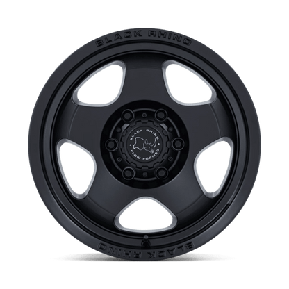 17x9 Black Rhino Hard Alloys BR031 Sol Matte Black Wheel 6x120 (12mm)