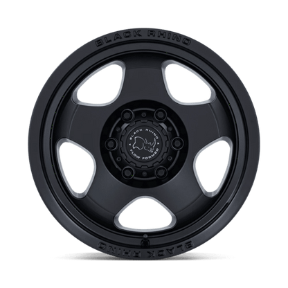 17x8 Black Rhino Hard Alloys BR031 Sol Matte Black Wheel 6x4.5 (20mm)