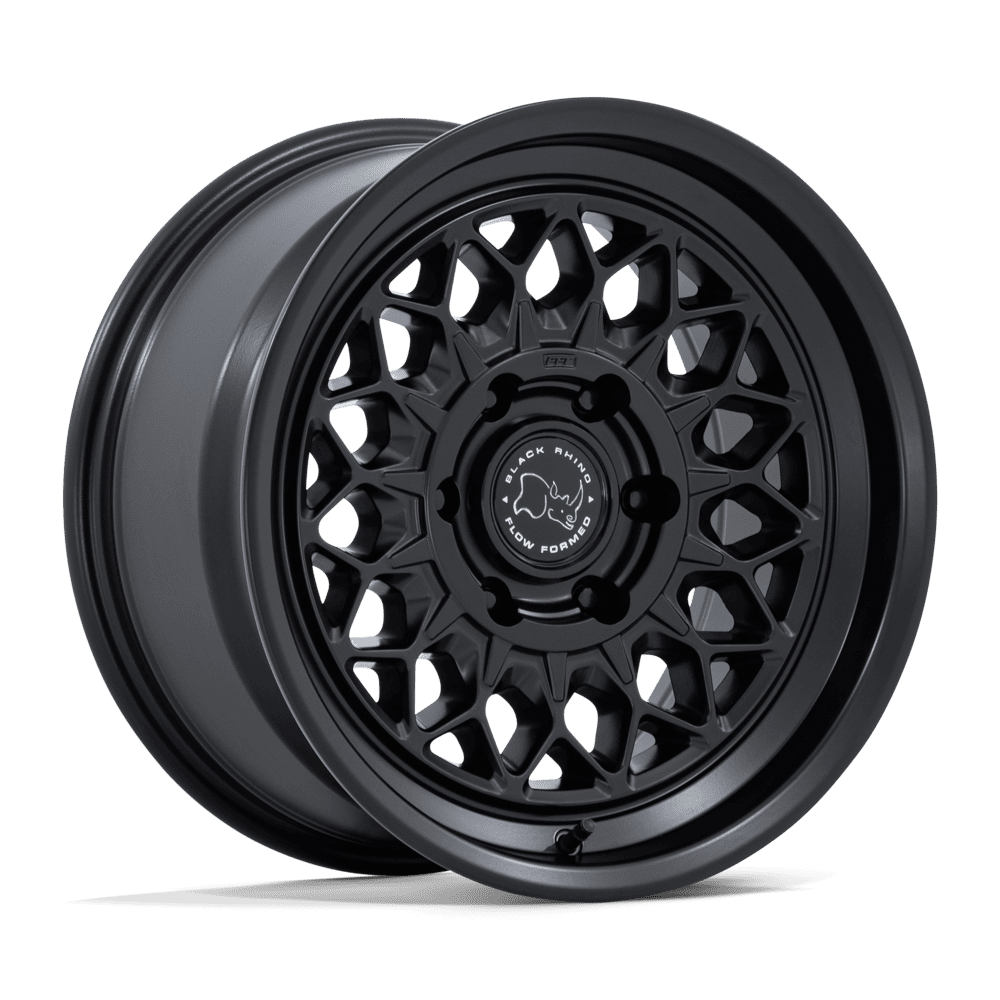 17x8.5 Black Rhino Hard Alloys BR034 Graz Matte Black Wheel 6x135 (25mm)
