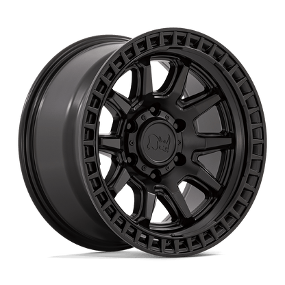 17x8.5 Black Rhino Calico Matte Black Wheel 5x4.5 (34mm)