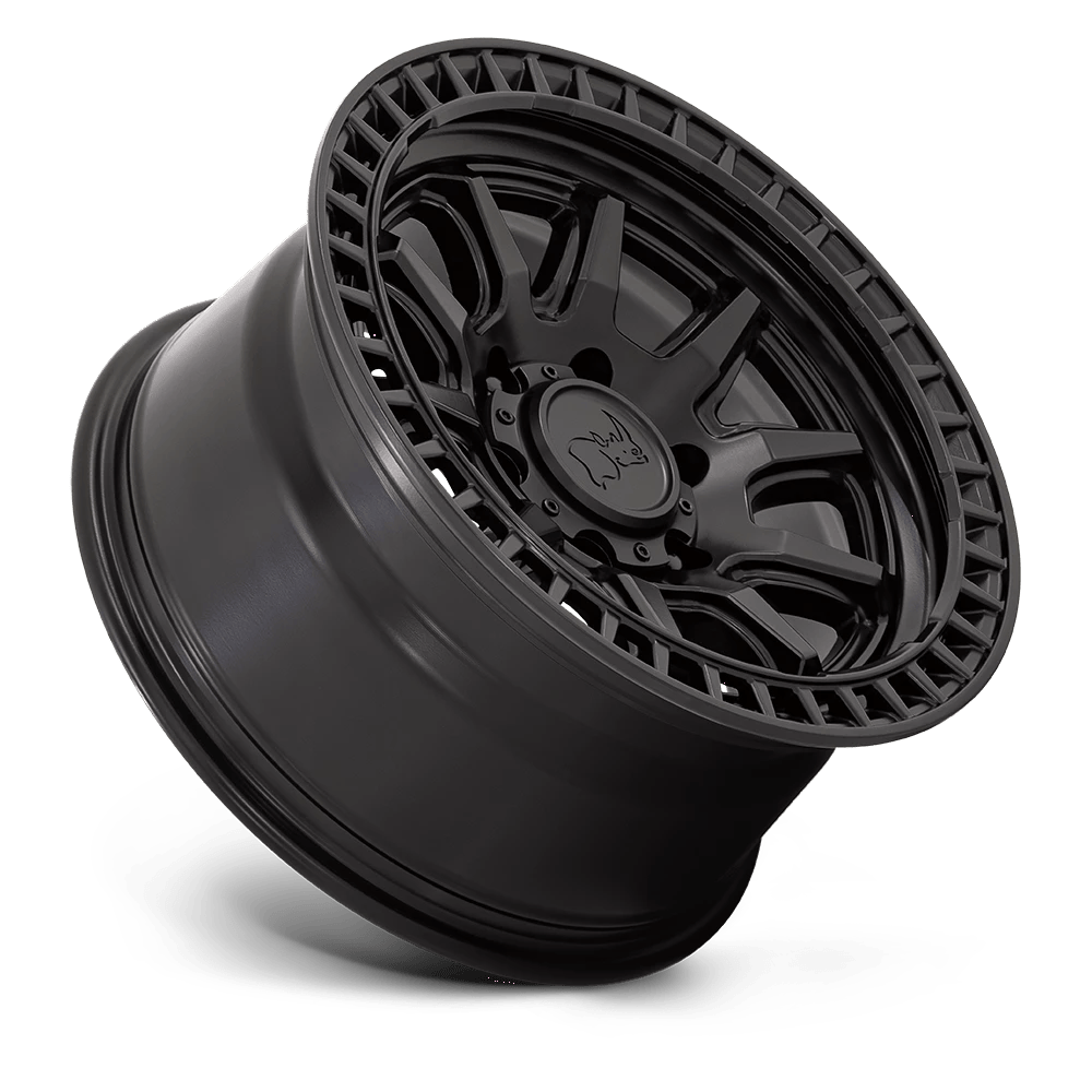 17x8.5 Black Rhino Calico Matte Black Wheel 5x4.5 (34mm)