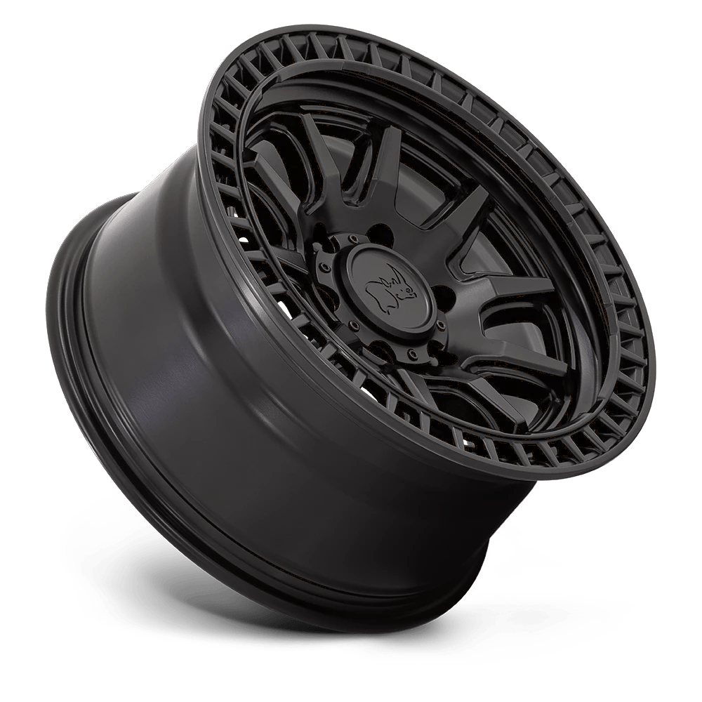 17x8.5 Black Rhino Calico Matte Black Wheel 5x120 (34mm)