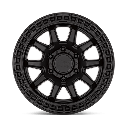 17x8.5 Black Rhino Calico Matte Black Wheel 5x5 (34mm)