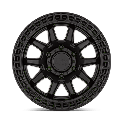 17x8.5 Black Rhino Calico Matte Black Wheel 5x5 (34mm)