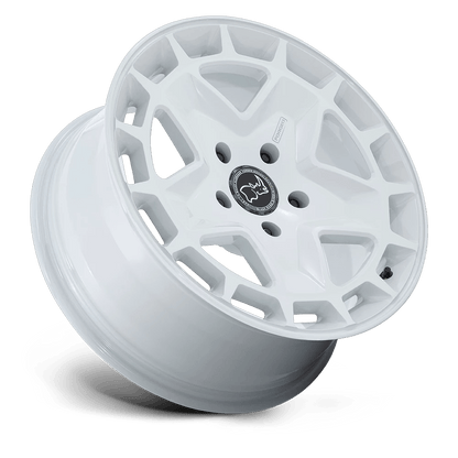 18x8 Black Rhino Corsica Gloss White Wheel 5x130 (20mm)