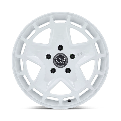 18x8 Black Rhino Corsica Gloss White Wheel 5x130 (20mm)