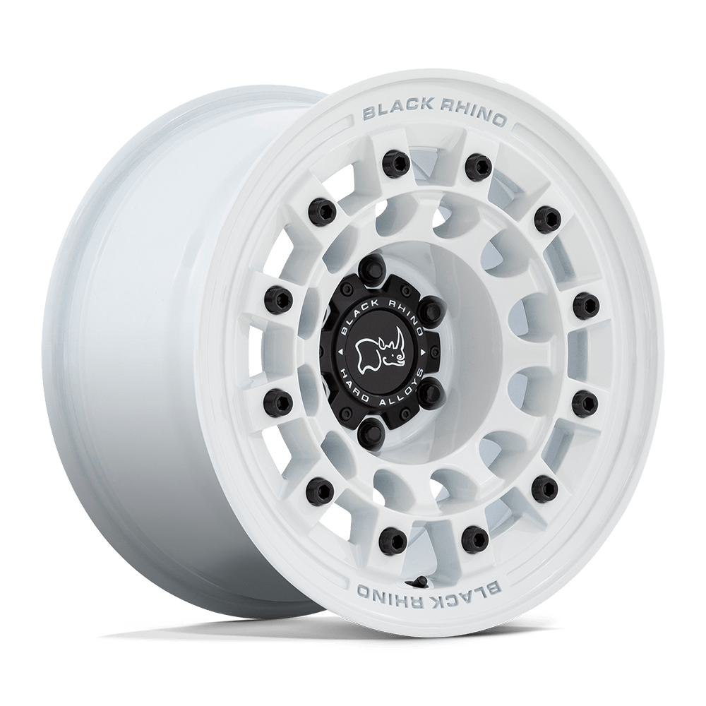 17x8 Black Rhino Fuji Gloss White Wheel 6x5.5 (20mm)