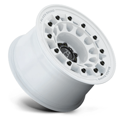 17x8 Black Rhino Fuji Gloss White Wheel 5x5 (38mm)