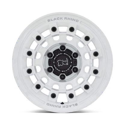 17x8 Black Rhino Fuji Gloss White Wheel 5x5 (38mm)