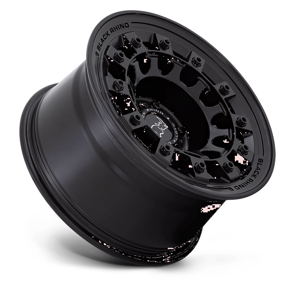17x8 Black Rhino Fuji Matte Black Wheel 5x4.5 (30mm)