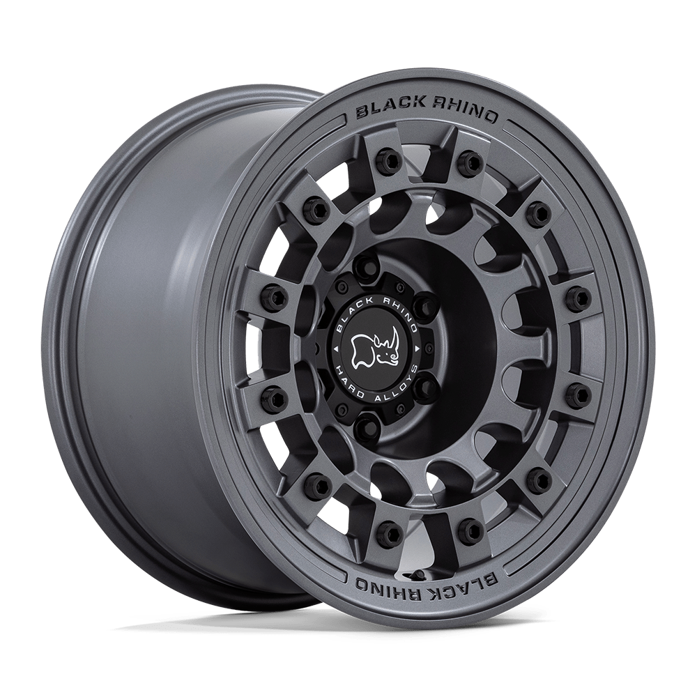 17x8 Black Rhino Fuji Matte Gunmetal Wheel 5x4.5 (38mm)