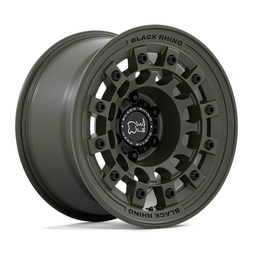 17x8 Black Rhino Fuji Olive Drab Green Wheel 5x4.5 (38mm)