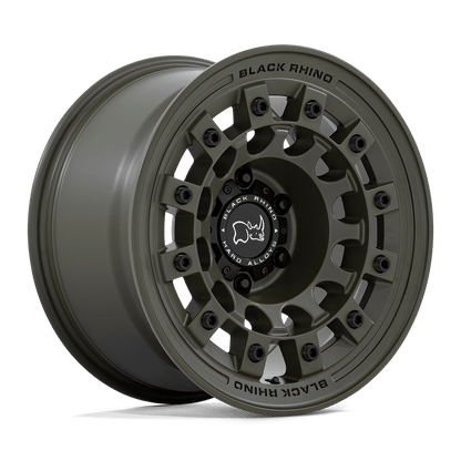 17x8 Black Rhino Fuji Olive Drab Green Wheel 6x5.5 (20mm)