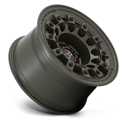 17x8 Black Rhino Fuji Olive Drab Green Wheel 5x4.5 (20mm)