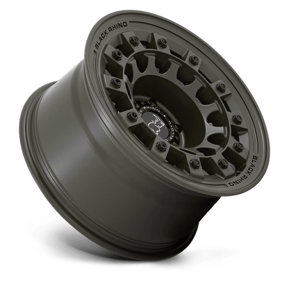 17x8 Black Rhino Fuji Olive Drab Green Wheel 6x5.5 (20mm)