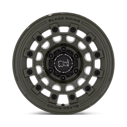 17x8 Black Rhino Fuji Olive Drab Green Wheel 6x5.5 (20mm)