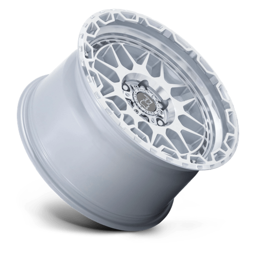 20x9.5 Black Rhino Holcomb Gloss Silver With Mirror Cut Face Wheel 6x5.5 (-18mm)