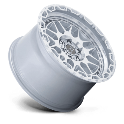 20x9.5 Black Rhino Holcomb Gloss Silver With Mirror Cut Face Wheel 6x5.5 (-18mm)