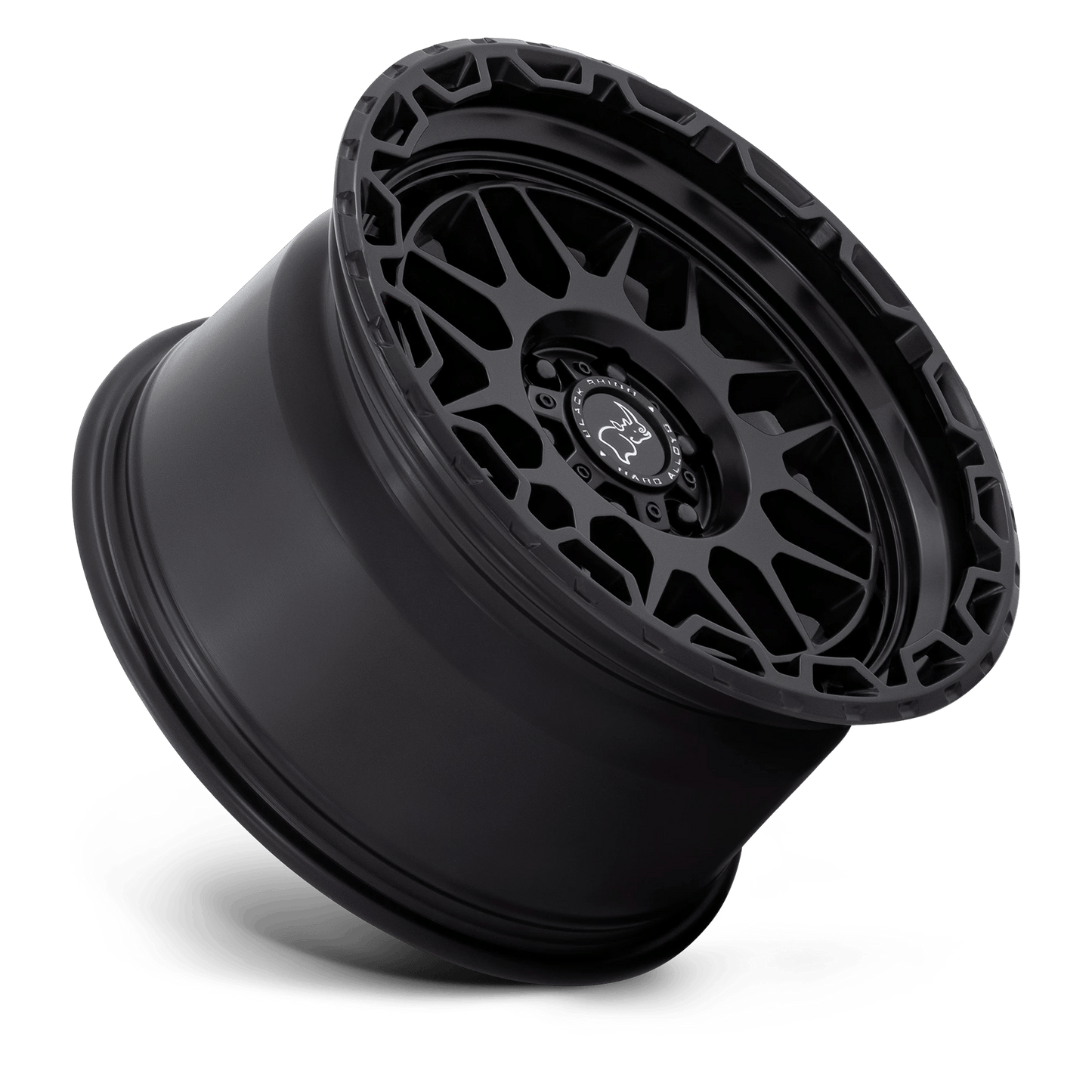 18x9.5 Black Rhino Holcomb Matte Black Wheel 5x5 (-18mm)