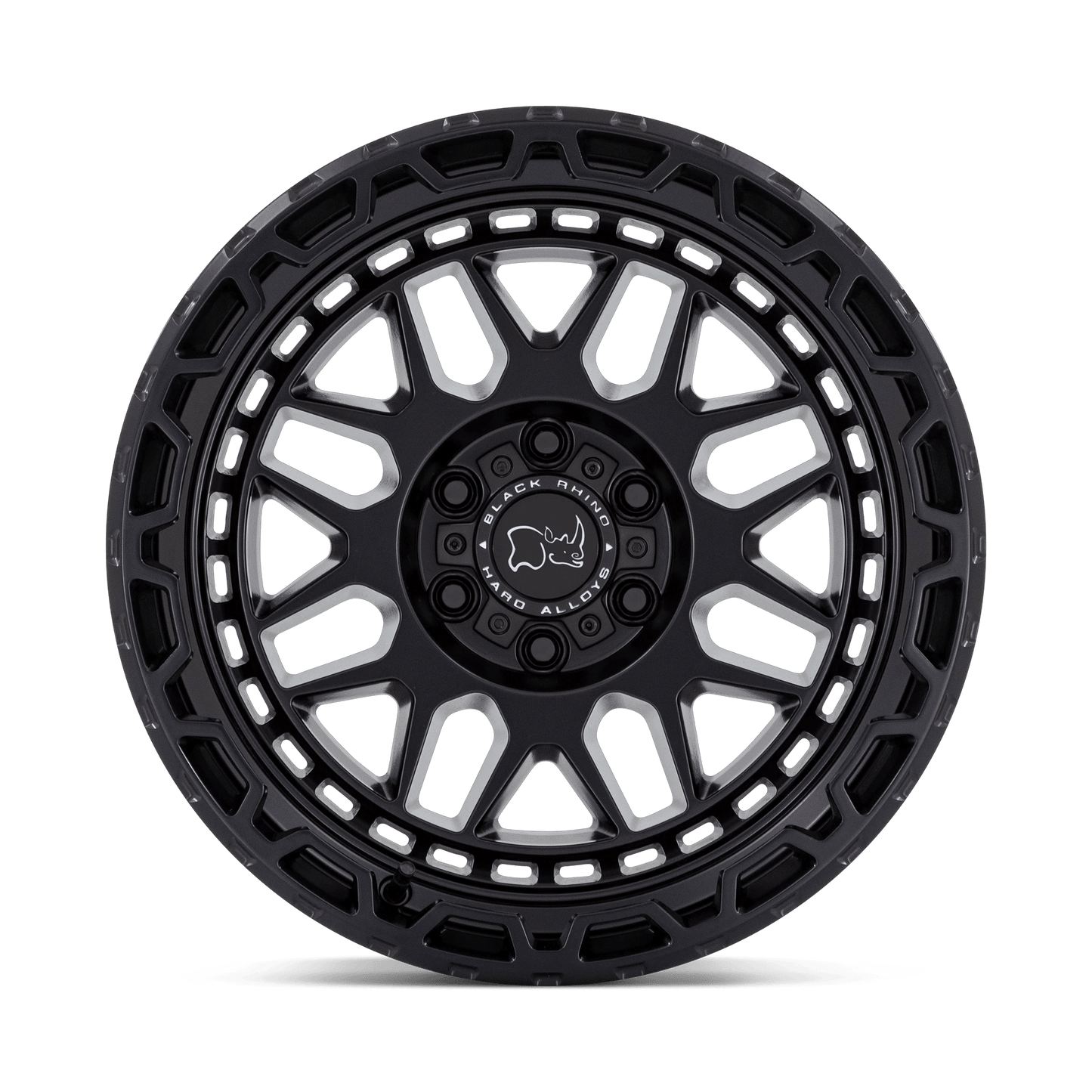 18x9.5 Black Rhino Holcomb Matte Black Wheel 5x5 (-18mm)