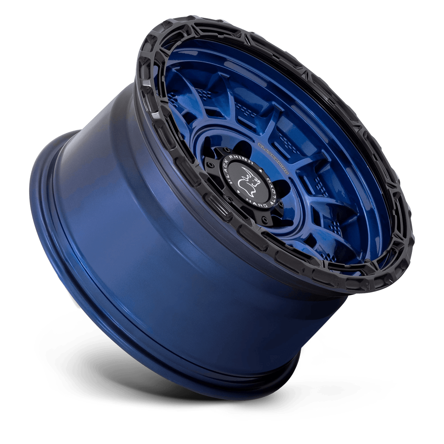 20x10 Black Rhino Legion Cobalt Blue With Black Lip Wheel 5x5.5 (-18mm)