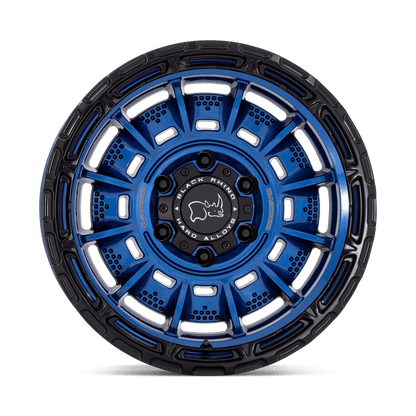 20x10 Black Rhino Legion Cobalt Blue With Black Lip Wheel 6x135 (-18mm)