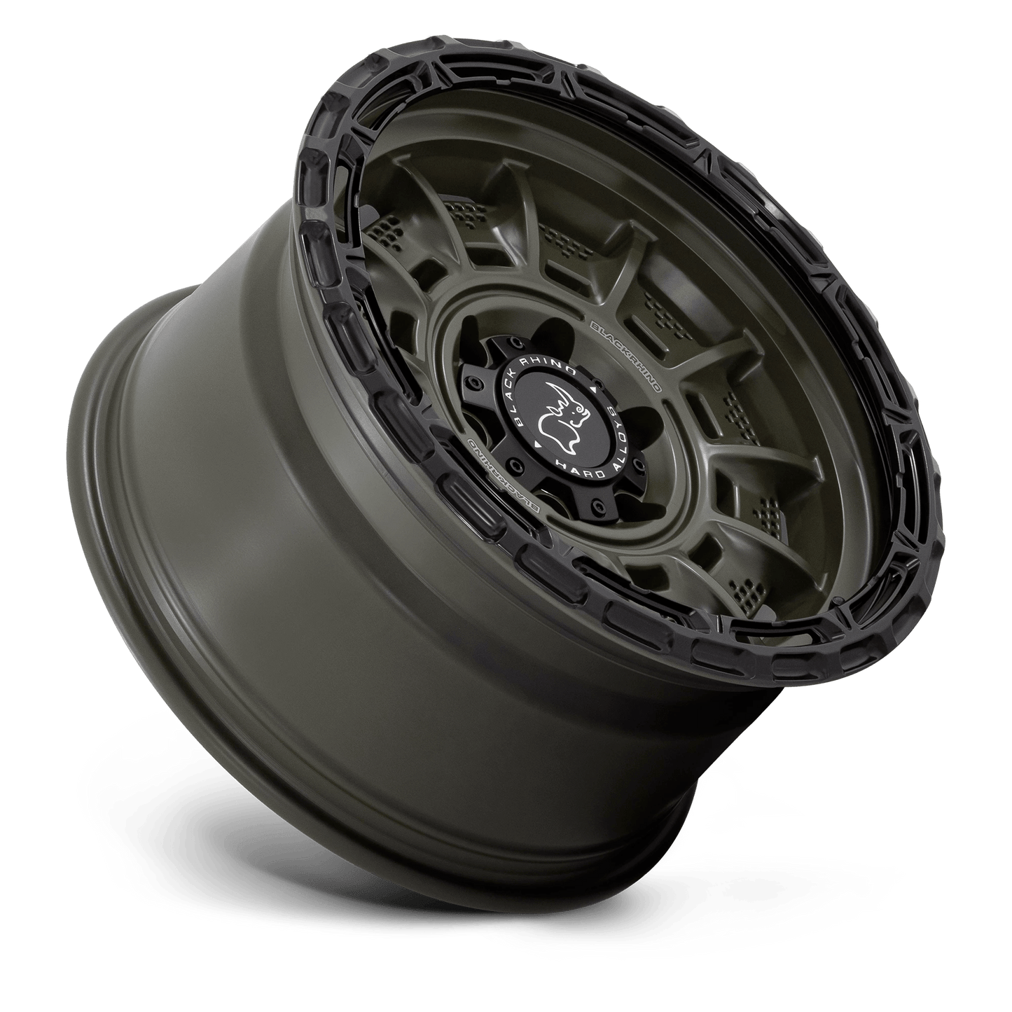 20x10 Black Rhino Legion Olive Drab Green With Black Lip Wheel 8x170 (-18mm)