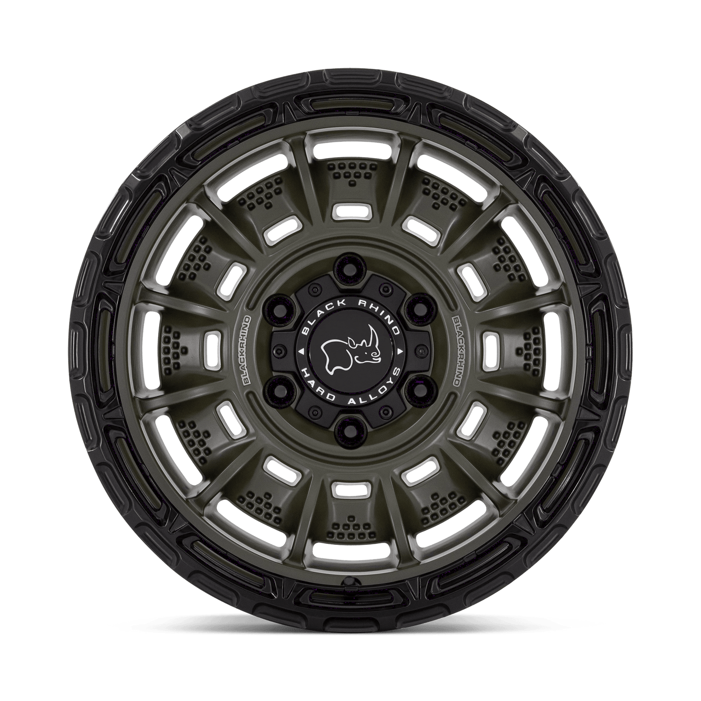 20x10 Black Rhino Legion Olive Drab Green With Black Lip Wheel 8x170 (-18mm)