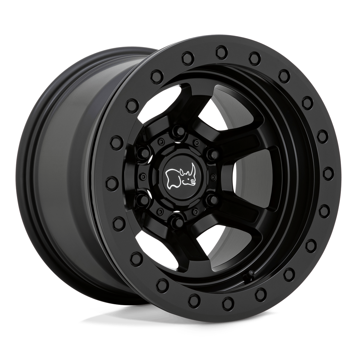 15x10 Black Rhino Offshoot BEADLOCK Matte Black Wheel 6x5.5 (-38mm)