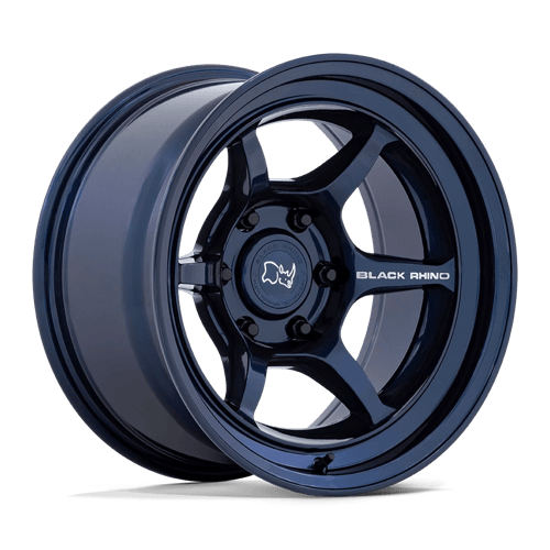 17x8.5 Black Rhino Shogun Gloss Midnight Blue Wheel 6x5.5 (20mm)
