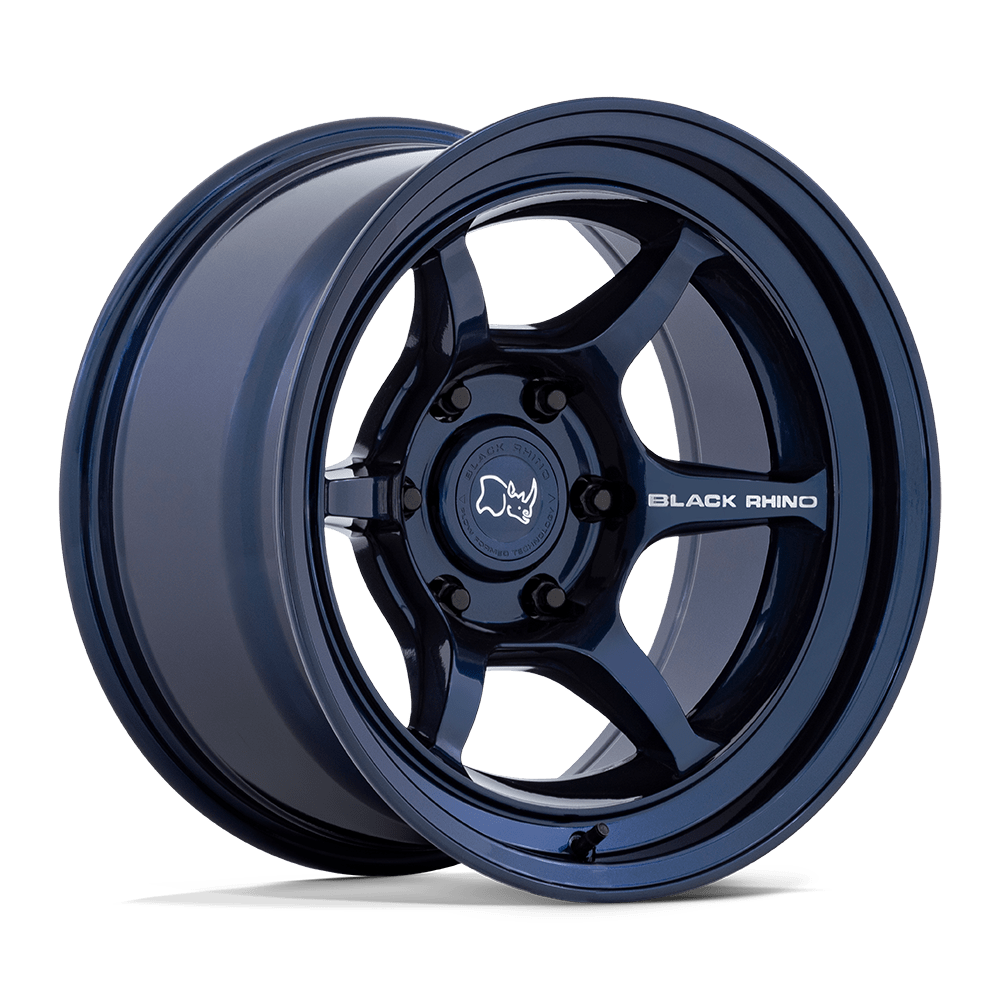 17x8.5 Black Rhino Shogun Gloss Midnight Blue Wheel 6x5.5 (20mm)