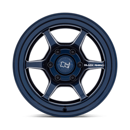 17x8.5 Black Rhino Shogun Gloss Midnight Blue Wheel 6x5.5 (20mm)