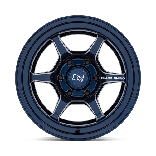 17x8.5 Black Rhino Shogun Gloss Midnight Blue Wheel 5x5 (20mm)