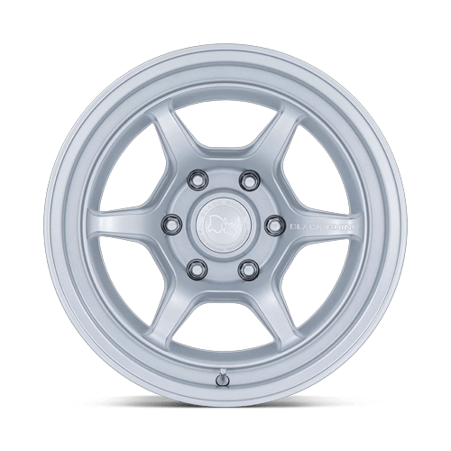 17x8.5 Black Rhino Shogun Hyper Silver Wheel 6x4.5 (20mm)