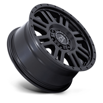 17x8 Black Rhino Yellowstone Matte Black Wheel 6x130 (45mm)