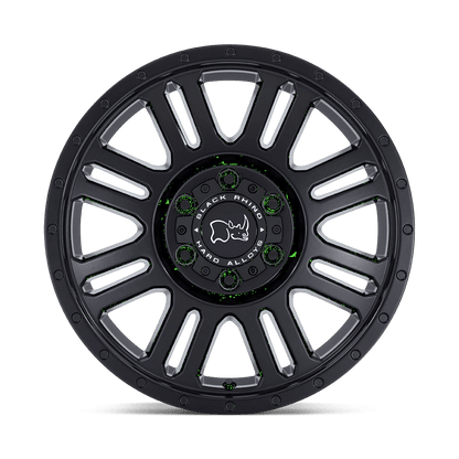 18x8 Black Rhino Yellowstone Matte Black Wheel 5x130 (48mm)