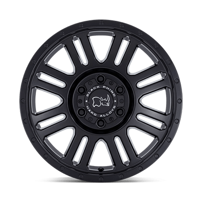 16x8 Black Rhino Yellowstone Matte Black Wheel 6x130 (38mm)
